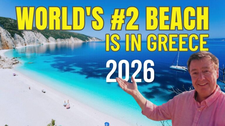 The 2nd Best Beach IN THE WORLD – Fteri Beach, Kefalonia Greece 2026