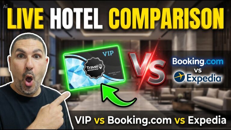 I Compared My VIP Travel Membership to Booking.com & Expedia (Live)